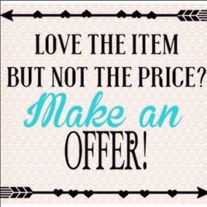 Feel free to make me offers or ask questions 😁